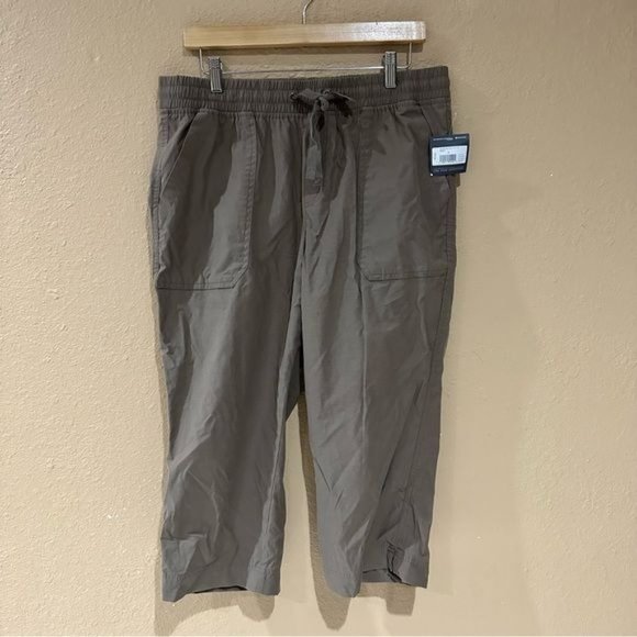 NWT Eddie Bauer Utility Cargo Hiking Slighty Curvy Regular Pants Women’s Size 12 - Picture 2 of 12